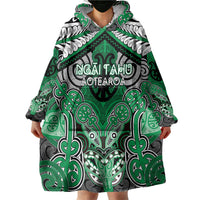 Aotearoa Iwi Ngai Tahu Personalised Wearable Blanket Hoodie Maori Kowhaiwhai Pattern
