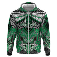 Aotearoa Iwi Ngai Tahu Personalised Zip Hoodie Maori Kowhaiwhai Pattern