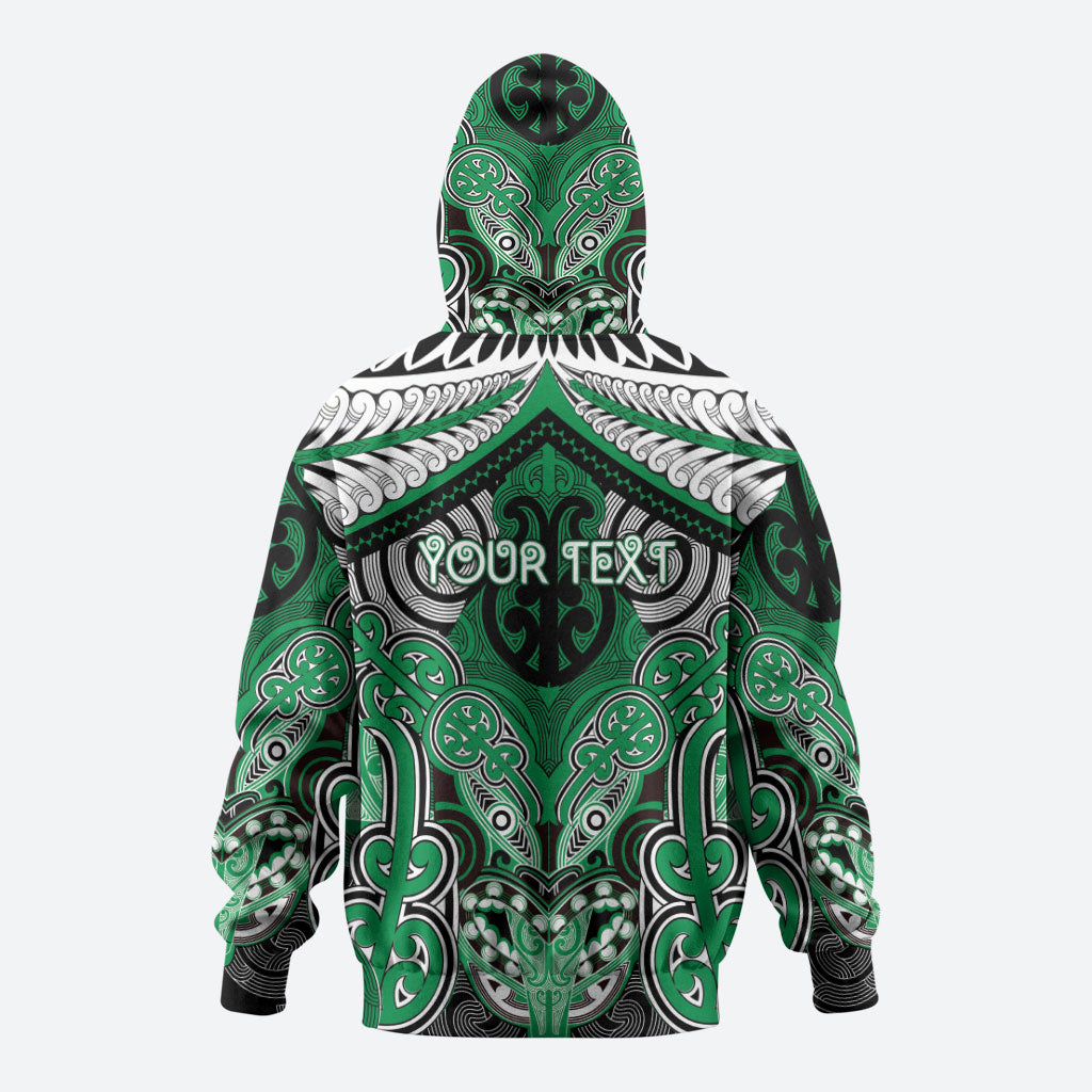 Aotearoa Iwi Ngai Tahu Personalised Zip Hoodie Maori Kowhaiwhai Pattern