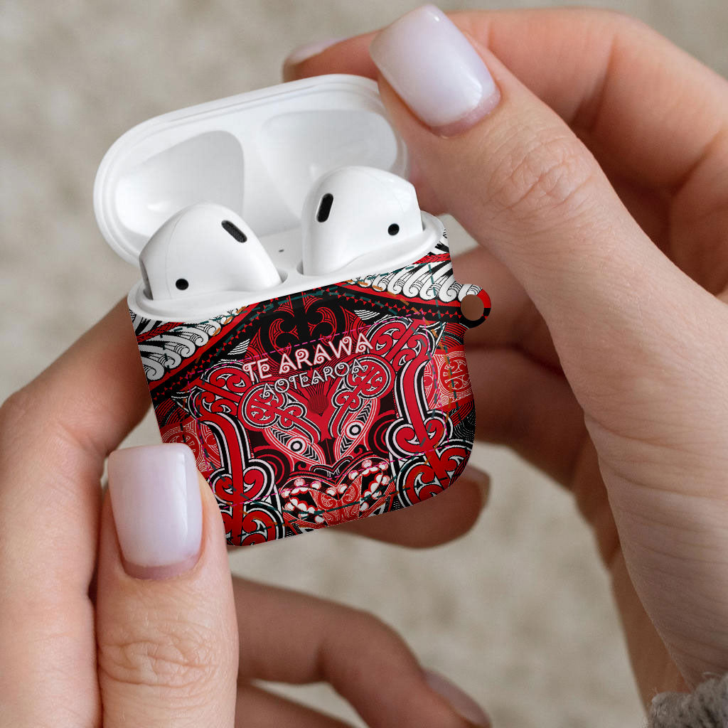 Aotearoa Iwi Te Arawa AirPods Case Maori Kowhaiwhai Pattern