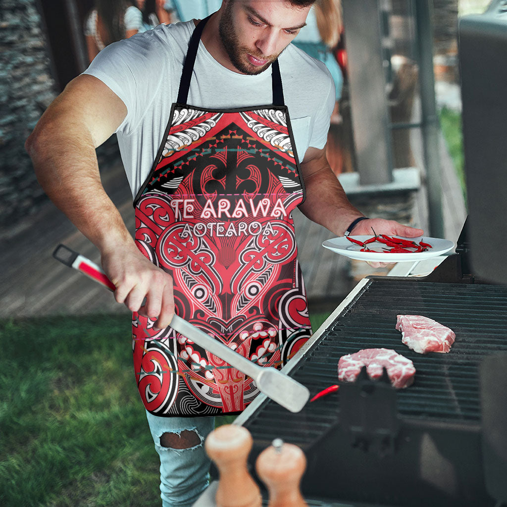 Aotearoa Iwi Te Arawa Apron Maori Kowhaiwhai Pattern