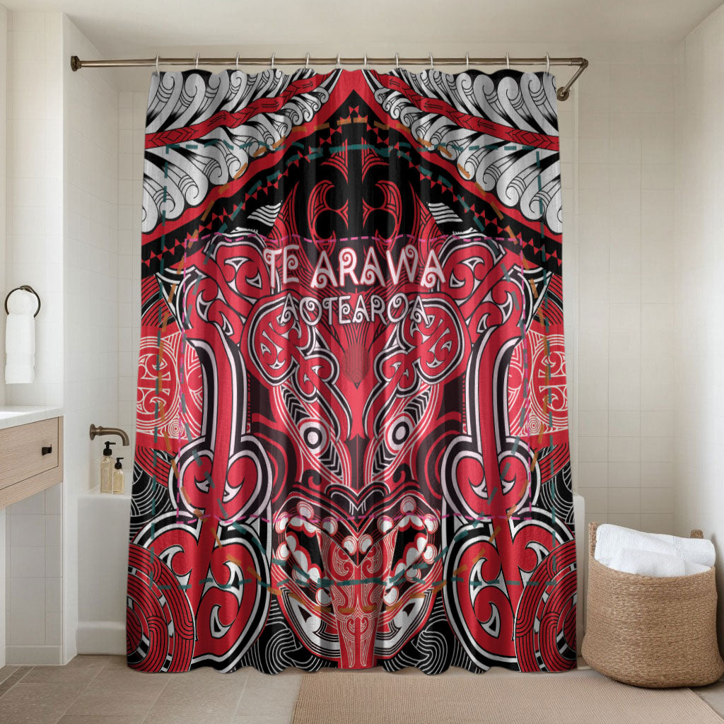 Aotearoa Iwi Te Arawa Bathroom Set Maori Kowhaiwhai Pattern