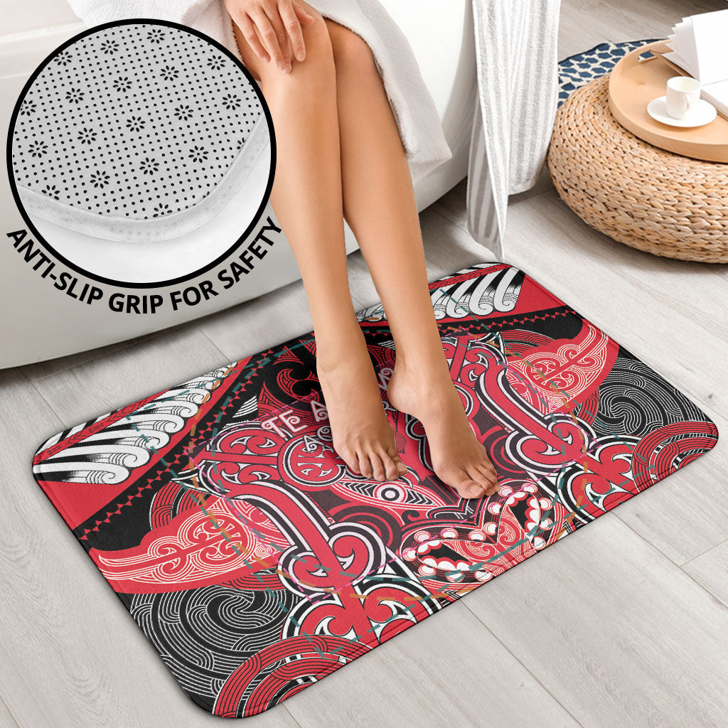 Aotearoa Iwi Te Arawa Bathroom Set Maori Kowhaiwhai Pattern