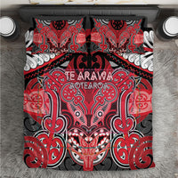 Aotearoa Iwi Te Arawa Bedding Set Maori Kowhaiwhai Pattern