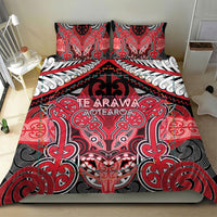 Aotearoa Iwi Te Arawa Bedding Set Maori Kowhaiwhai Pattern