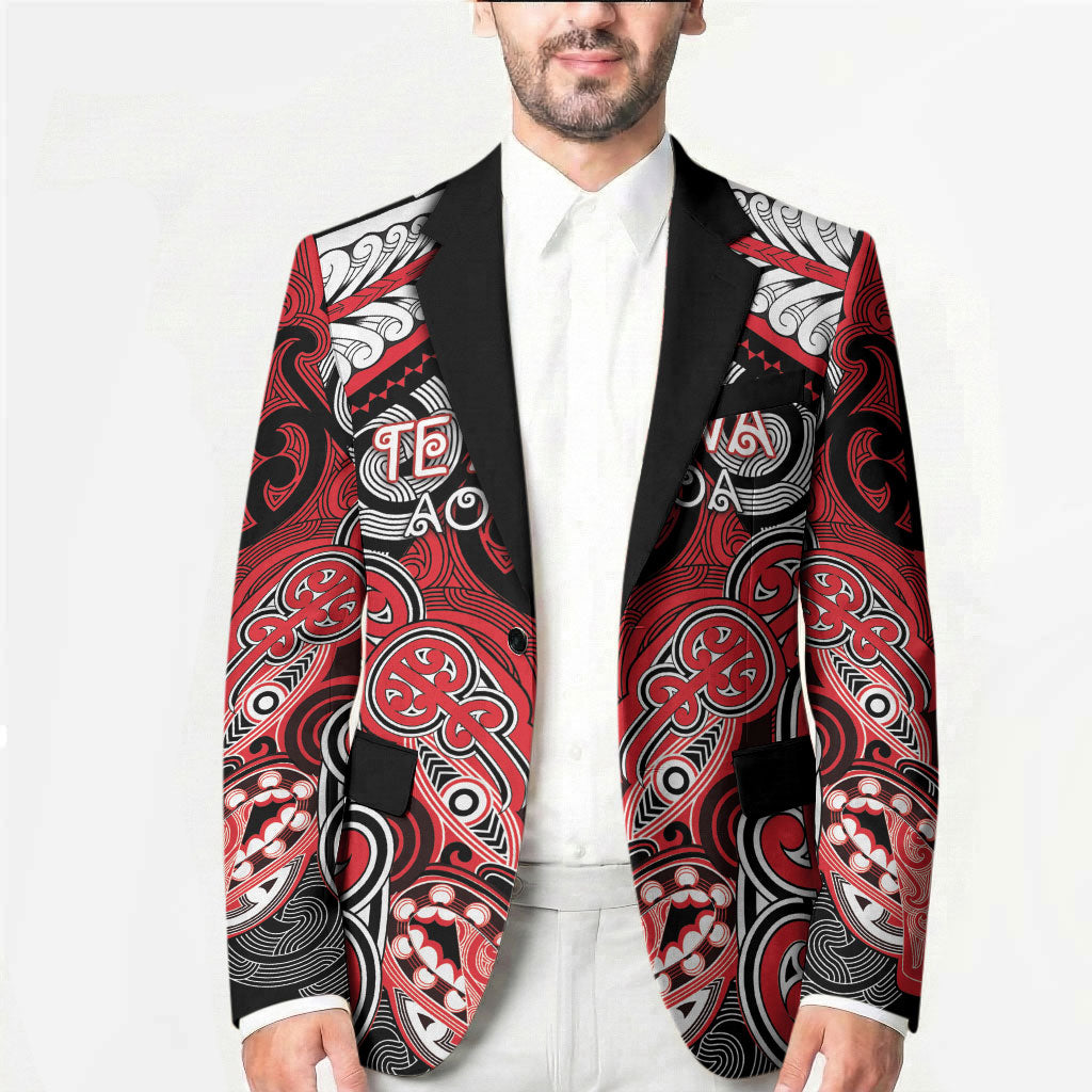 Aotearoa Iwi Te Arawa Personalised Blazer Maori Kowhaiwhai Pattern