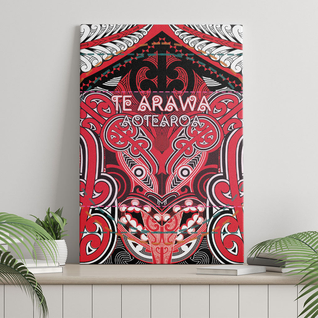 Aotearoa Iwi Te Arawa Canvas Wall Art Maori Kowhaiwhai Pattern