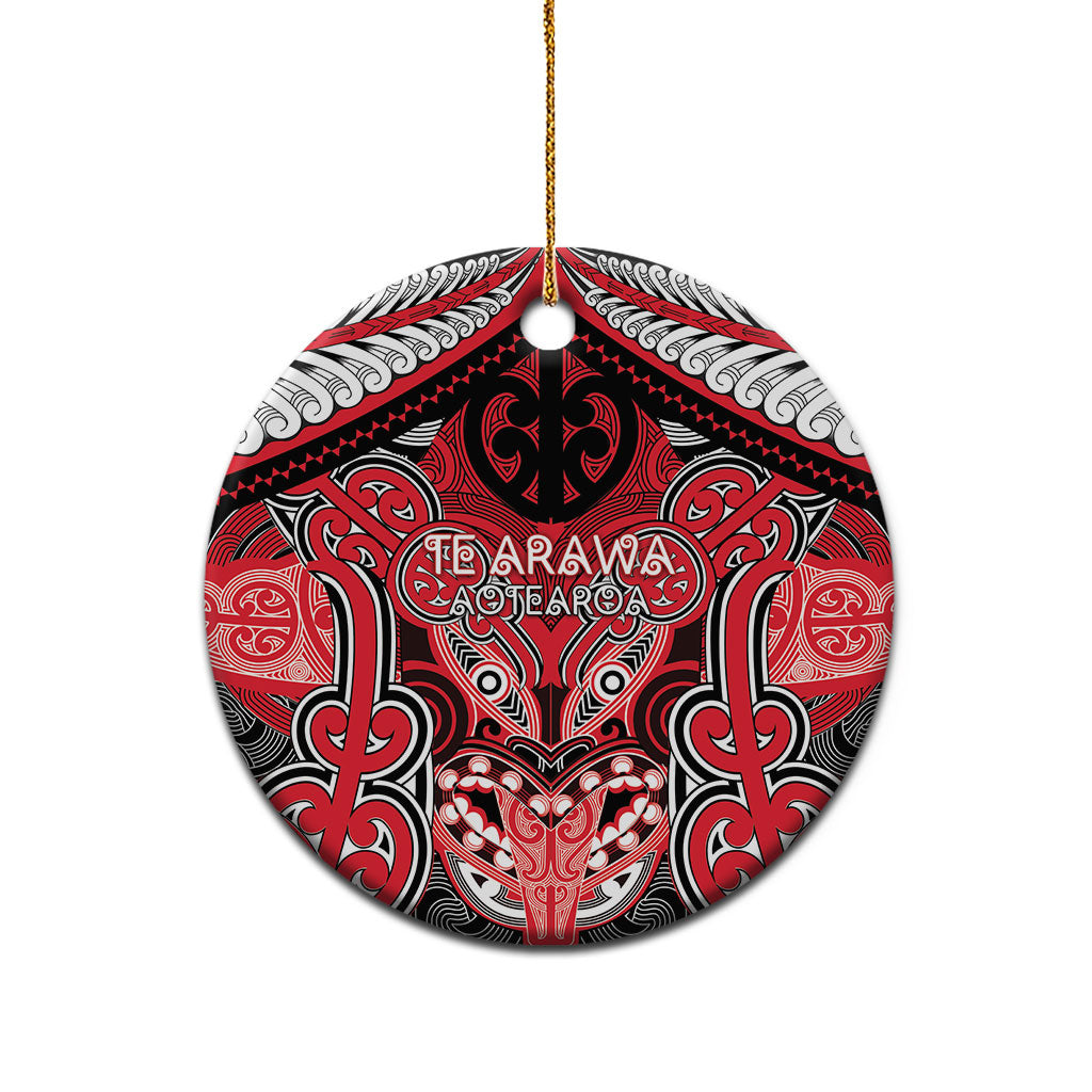 Aotearoa Iwi Te Arawa Personalised Ceramic Ornament Maori Kowhaiwhai Pattern
