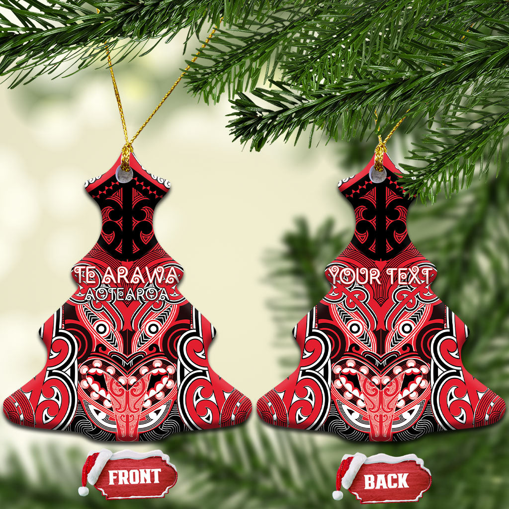 Aotearoa Iwi Te Arawa Personalised Ceramic Ornament Maori Kowhaiwhai Pattern