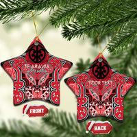 Aotearoa Iwi Te Arawa Personalised Ceramic Ornament Maori Kowhaiwhai Pattern