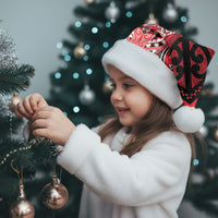 Aotearoa Iwi Te Arawa Personalised Christmas Santa Hat Maori Kowhaiwhai Pattern