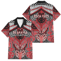 Aotearoa Iwi Te Arawa Personalised Family Matching Tank Maxi Dress and Hawaiian Shirt Maori Kowhaiwhai Pattern