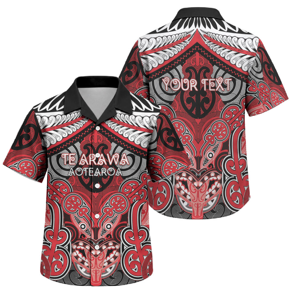 Aotearoa Iwi Te Arawa Personalised Family Matching Tank Maxi Dress and Hawaiian Shirt Maori Kowhaiwhai Pattern