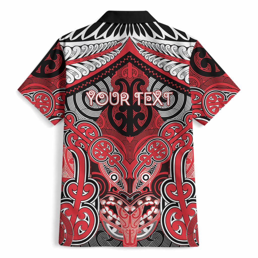Aotearoa Iwi Te Arawa Personalised Hawaiian Shirt Maori Kowhaiwhai Pattern