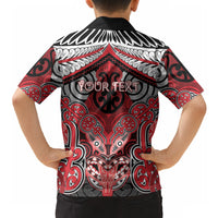 Aotearoa Iwi Te Arawa Personalised Hawaiian Shirt Maori Kowhaiwhai Pattern
