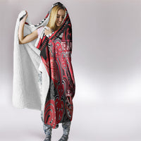 Aotearoa Iwi Te Arawa Hooded Blanket Maori Kowhaiwhai Pattern