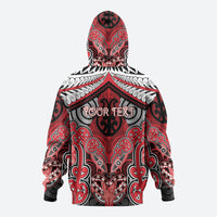 Aotearoa Iwi Te Arawa Personalised Hoodie Maori Kowhaiwhai Pattern
