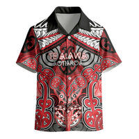 Aotearoa Iwi Te Arawa Personalised Kid Hawaiian Shirt Maori Kowhaiwhai Pattern