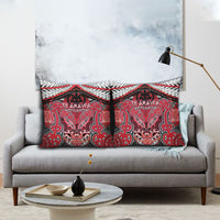 Aotearoa Iwi Te Arawa Pillow Cover Maori Kowhaiwhai Pattern