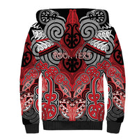 Aotearoa Iwi Te Arawa Personalised Sherpa Hoodie Maori Kowhaiwhai Pattern