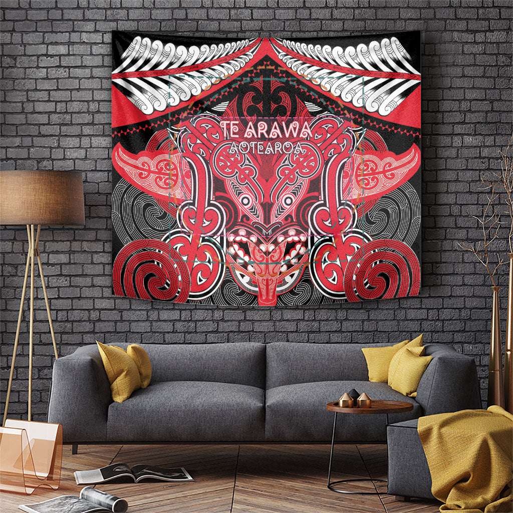 Aotearoa Iwi Te Arawa Tapestry Maori Kowhaiwhai Pattern