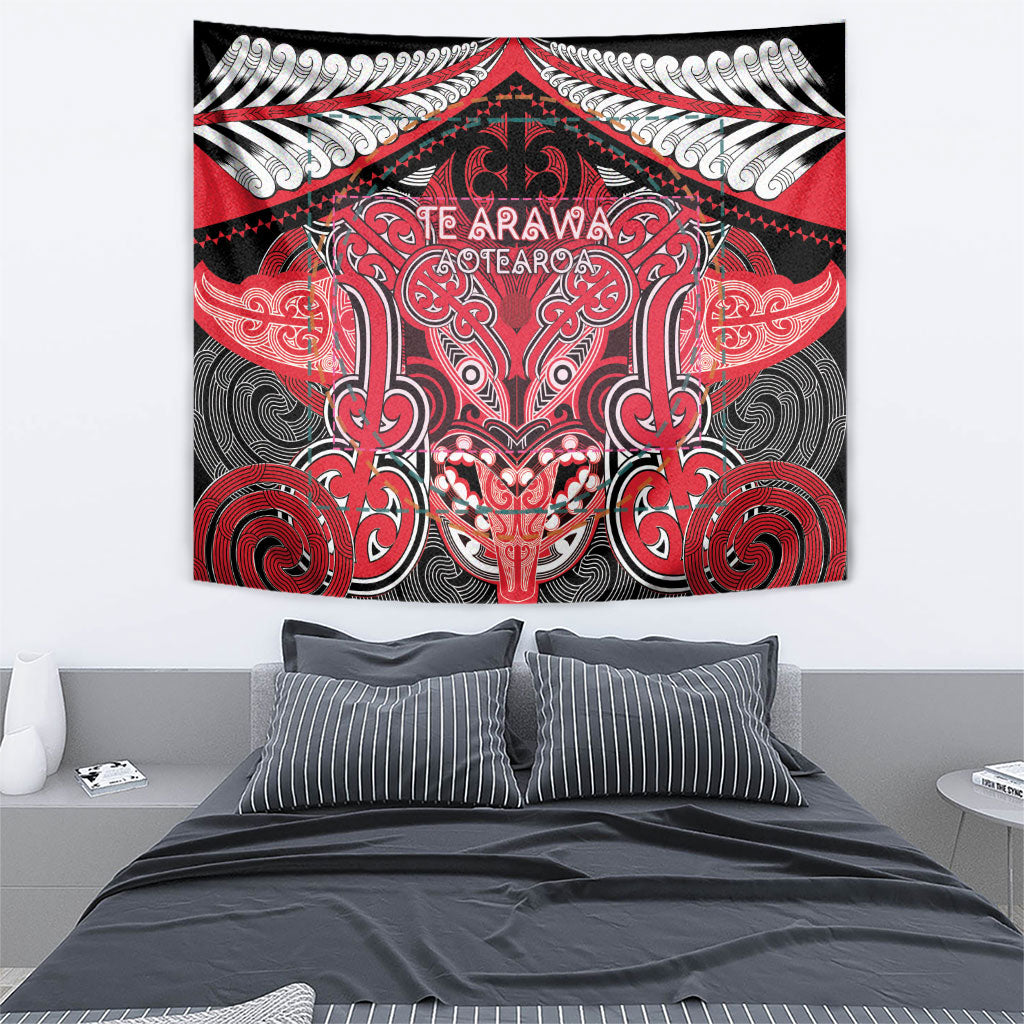 Aotearoa Iwi Te Arawa Tapestry Maori Kowhaiwhai Pattern