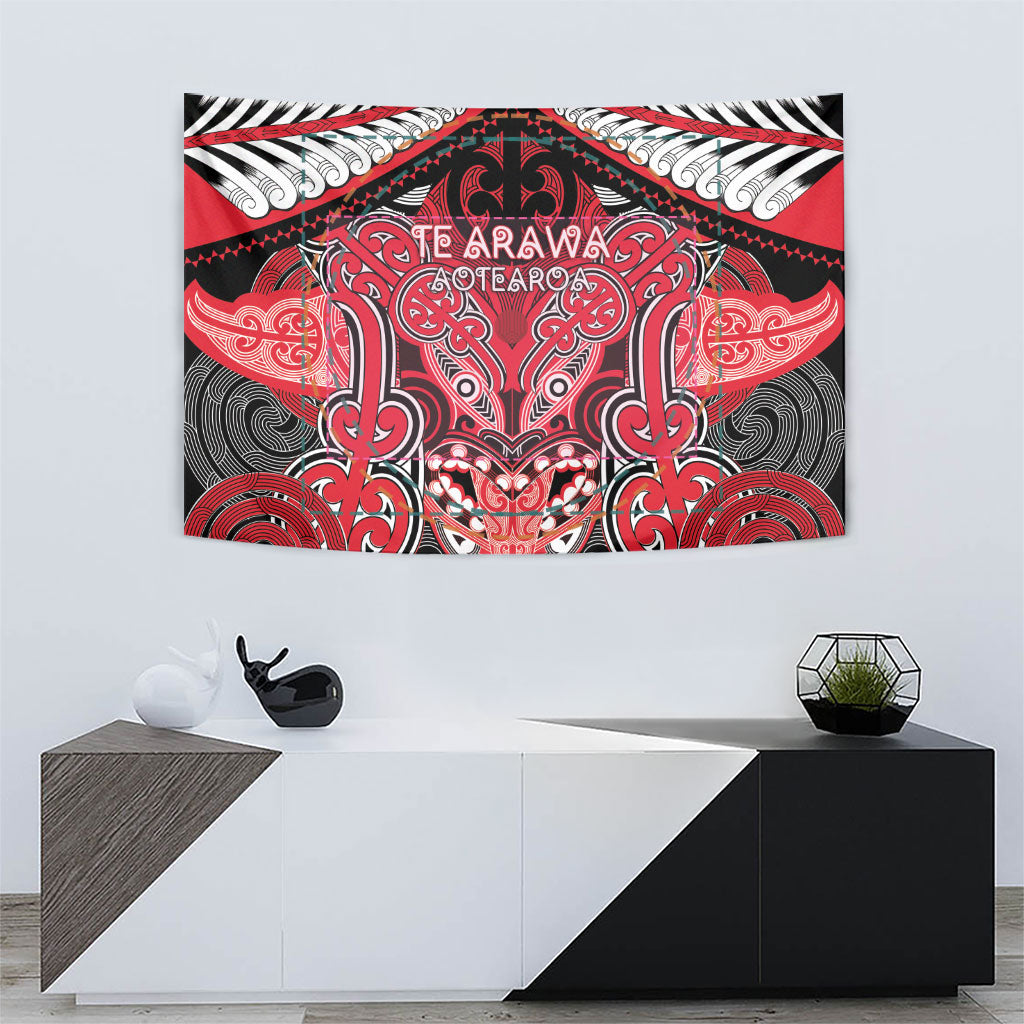 Aotearoa Iwi Te Arawa Tapestry Maori Kowhaiwhai Pattern