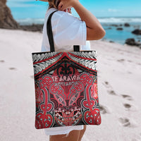 Aotearoa Iwi Te Arawa Tote Bag Maori Kowhaiwhai Pattern