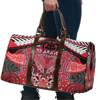 Aotearoa Iwi Te Arawa Travel Bag Maori Kowhaiwhai Pattern