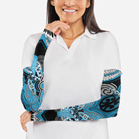 Aotearoa Iwi Ngati Porou Personalised Arm Sleeves Maori Kowhaiwhai Pattern