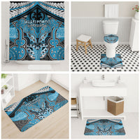 Aotearoa Iwi Ngati Porou Bathroom Set Maori Kowhaiwhai Pattern