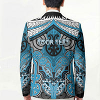 Aotearoa Iwi Ngati Porou Personalised Blazer Maori Kowhaiwhai Pattern