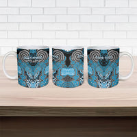 Aotearoa Iwi Ngati Porou Personalised Ceramic Mug Maori Kowhaiwhai Pattern