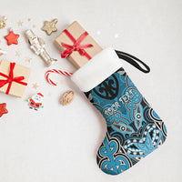 Aotearoa Iwi Ngati Porou Personalised Christmas Stocking Maori Kowhaiwhai Pattern
