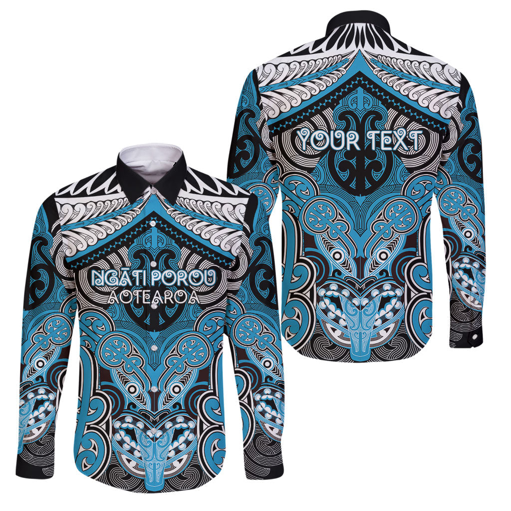 Aotearoa Iwi Ngati Porou Personalised Family Matching Summer Maxi Dress and Hawaiian Shirt Maori Kowhaiwhai Pattern