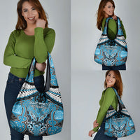 Aotearoa Iwi Ngati Porou Grocery Bag Maori Kowhaiwhai Pattern