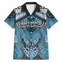 Aotearoa Iwi Ngati Porou Personalised Hawaiian Shirt Maori Kowhaiwhai Pattern