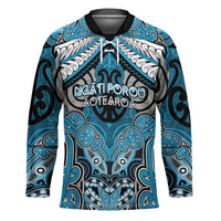 Aotearoa Iwi Ngati Porou Personalised Hockey Jersey Maori Kowhaiwhai Pattern