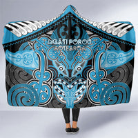 Aotearoa Iwi Ngati Porou Hooded Blanket Maori Kowhaiwhai Pattern