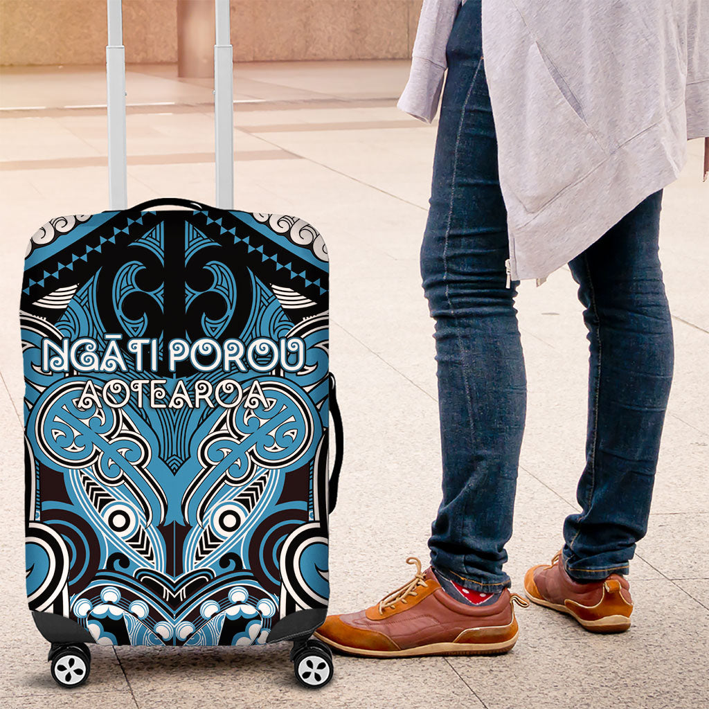 Aotearoa Iwi Ngati Porou Luggage Cover Maori Kowhaiwhai Pattern