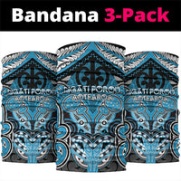 Aotearoa Iwi Ngati Porou Neck Gaiter Maori Kowhaiwhai Pattern