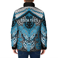 Aotearoa Iwi Ngati Porou Personalised Padded Jacket Maori Kowhaiwhai Pattern