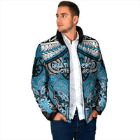 Aotearoa Iwi Ngati Porou Personalised Padded Jacket Maori Kowhaiwhai Pattern