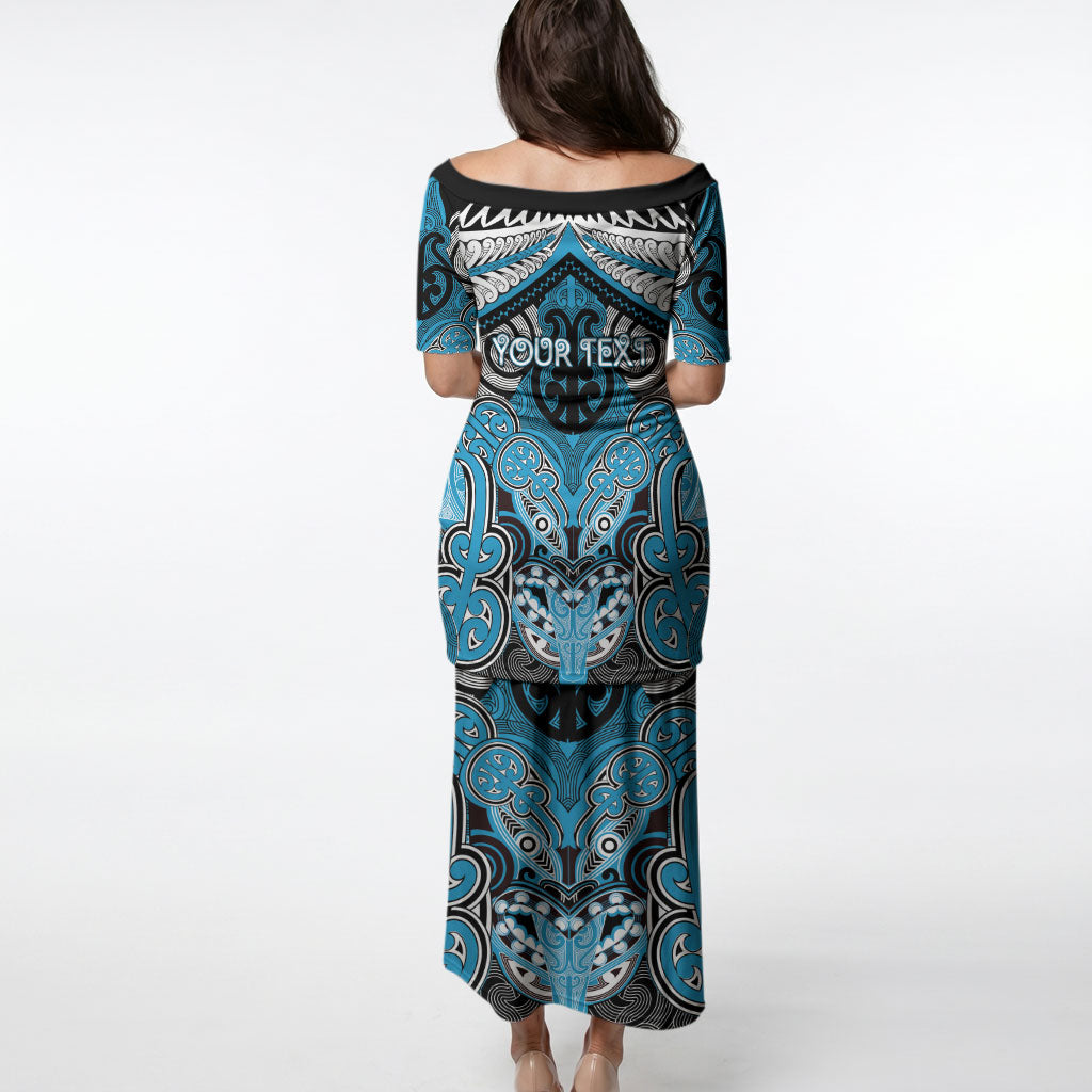 Aotearoa Iwi Ngati Porou Personalised Puletasi Maori Kowhaiwhai Pattern