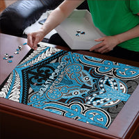 Aotearoa Iwi Ngati Porou Puzzle Maori Kowhaiwhai Pattern
