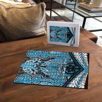 Aotearoa Iwi Ngati Porou Puzzle Maori Kowhaiwhai Pattern