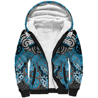 Aotearoa Iwi Ngati Porou Personalised Sherpa Hoodie Maori Kowhaiwhai Pattern