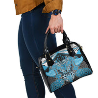 Aotearoa Iwi Ngati Porou Shoulder Handbag Maori Kowhaiwhai Pattern