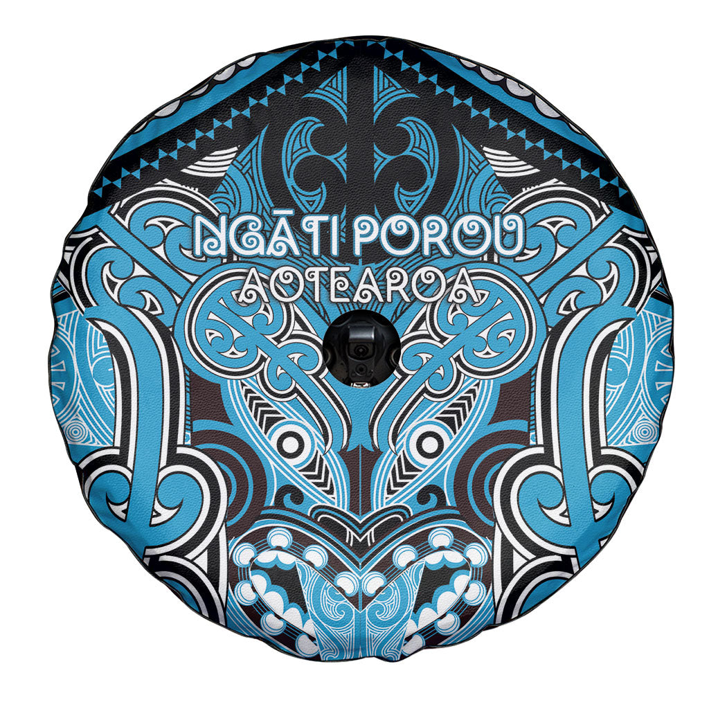 Aotearoa Iwi Ngati Porou Spare Tire Cover Maori Kowhaiwhai Pattern
