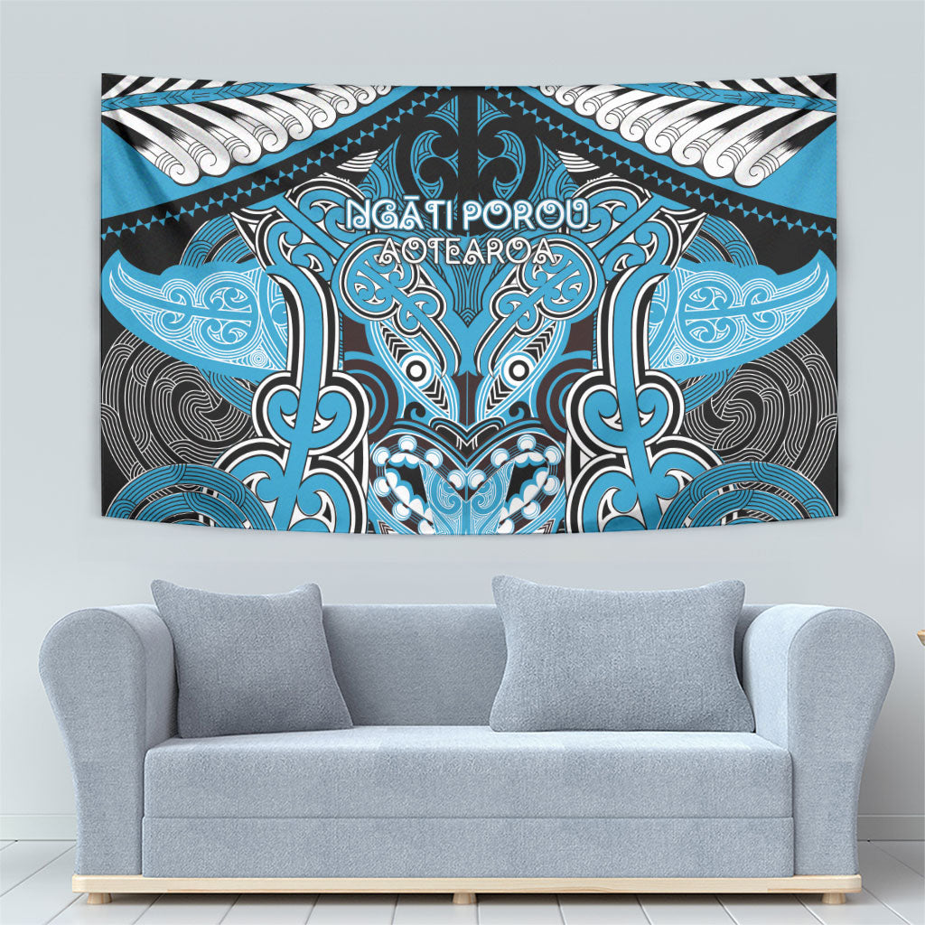 Aotearoa Iwi Ngati Porou Tapestry Maori Kowhaiwhai Pattern